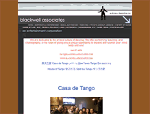 Tablet Screenshot of blackwellassociates.com